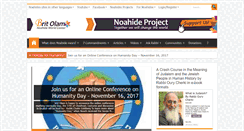 Desktop Screenshot of en.noahideworldcenter.org